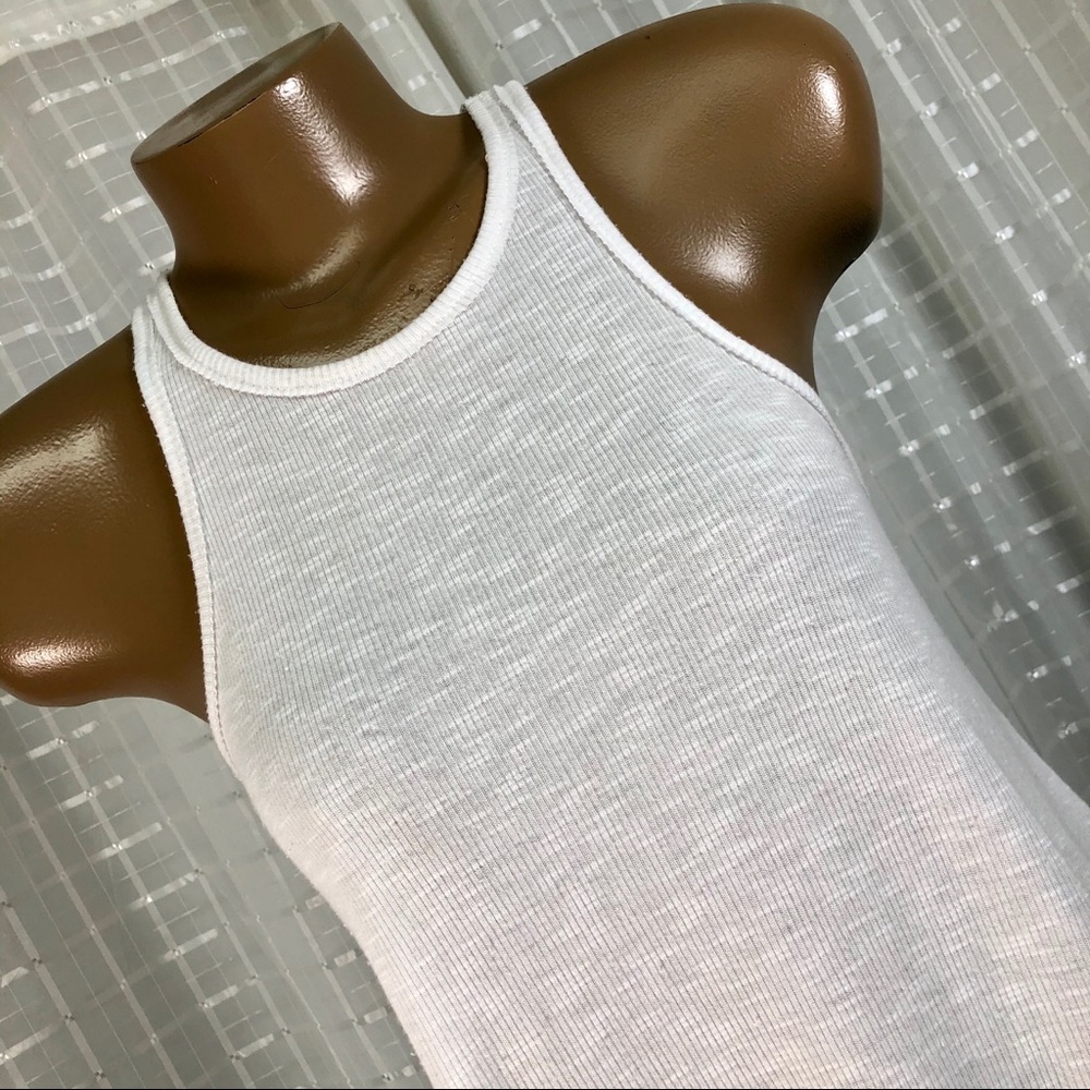 Free People White Racetrack Rib tank M/M - Picture 6 of 11